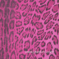 100% Polyster printed chiffon fabricLeopard grain